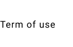 Term of use