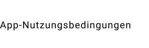 App-Nutzungsbedingungen